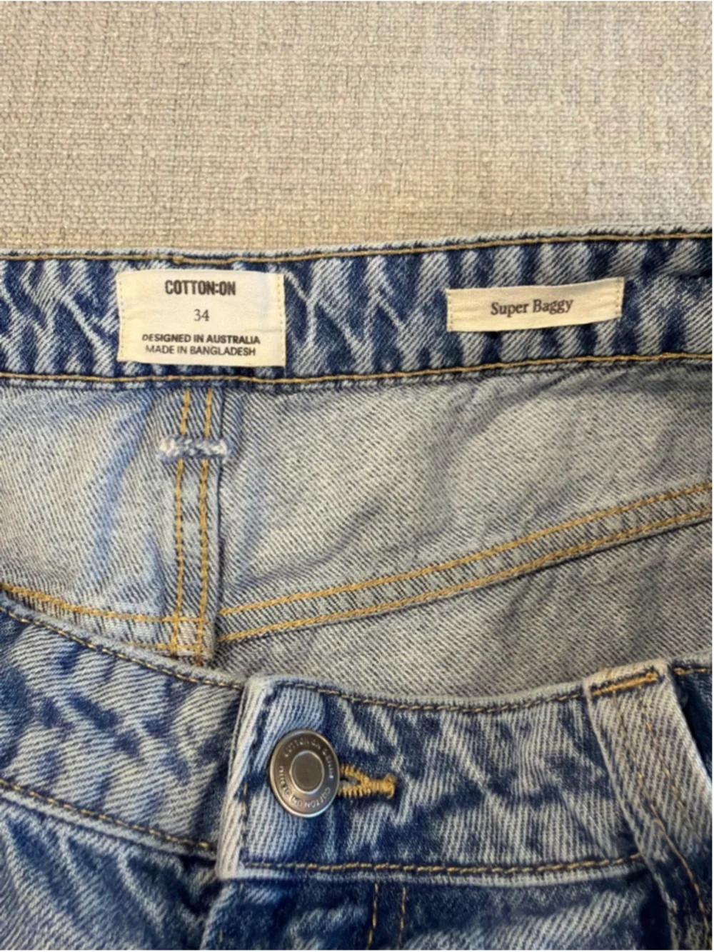 Cotton On Super Baggy jeans men’s size 34